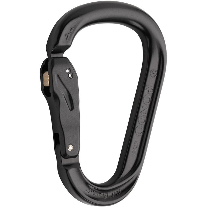 Karabiner HMS Rondo ID Slide-Autolock Hardcoated black