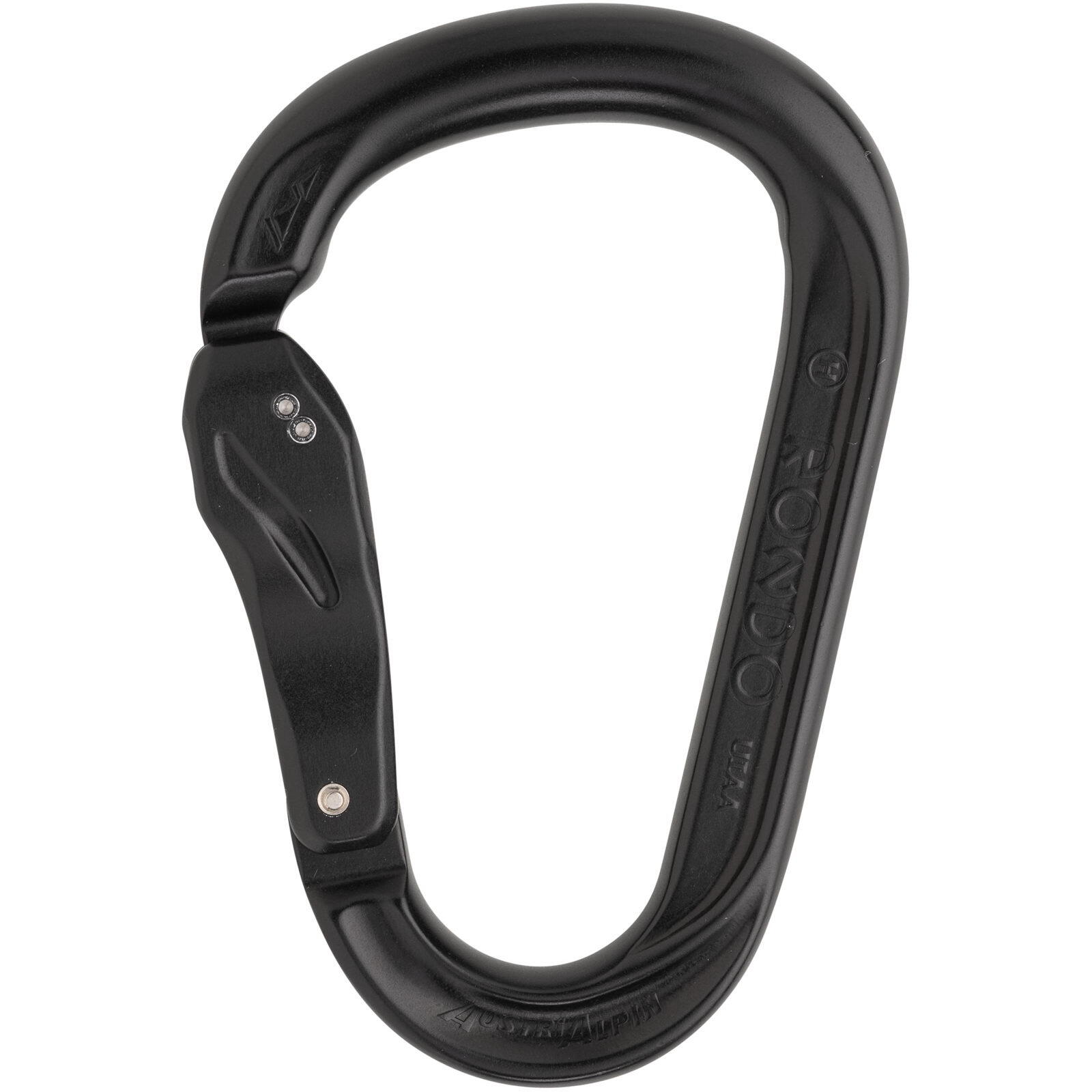 Karabiner HMS Rondo ID Slide-Autolock Hardcoated black 3/5