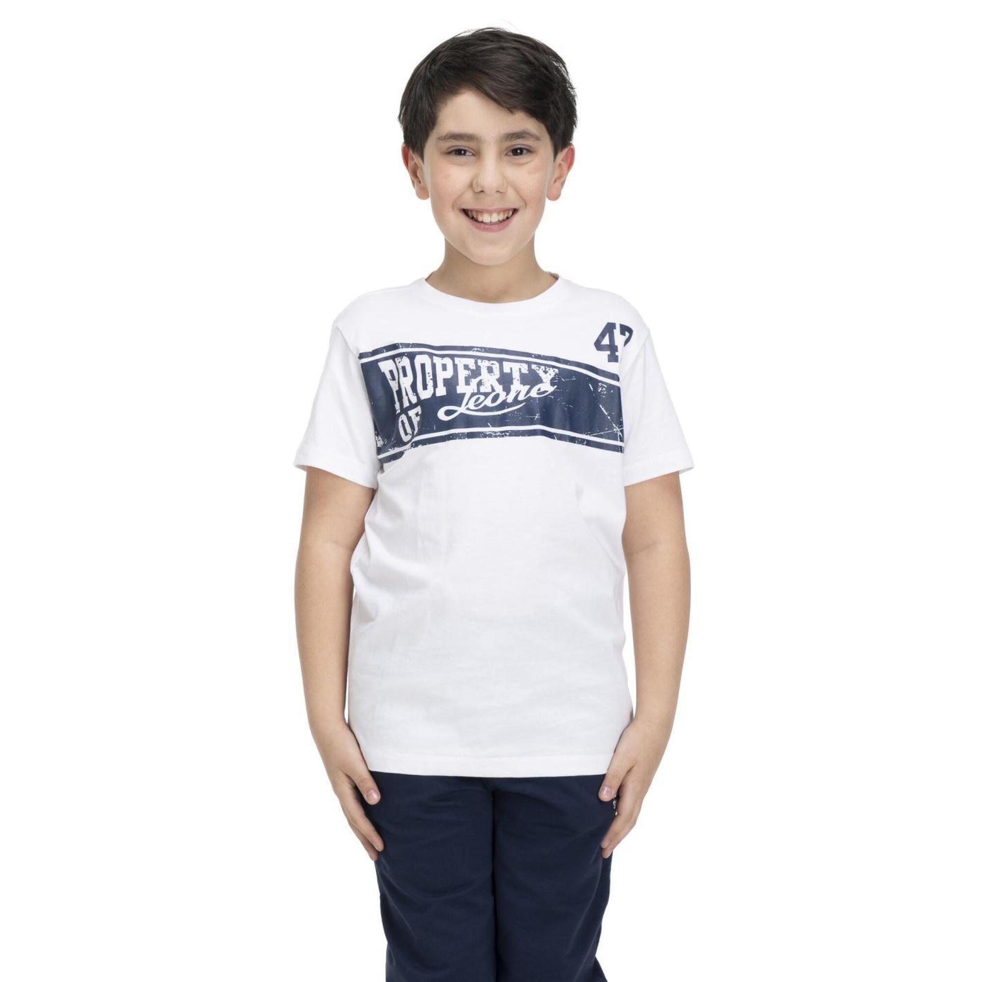 Leone 1947 Apparel - T-shirt Garçon Manches Courtes Leone Welcome - T-shirt Manches Courtes - Blanc - 52 2xl - Decathlon