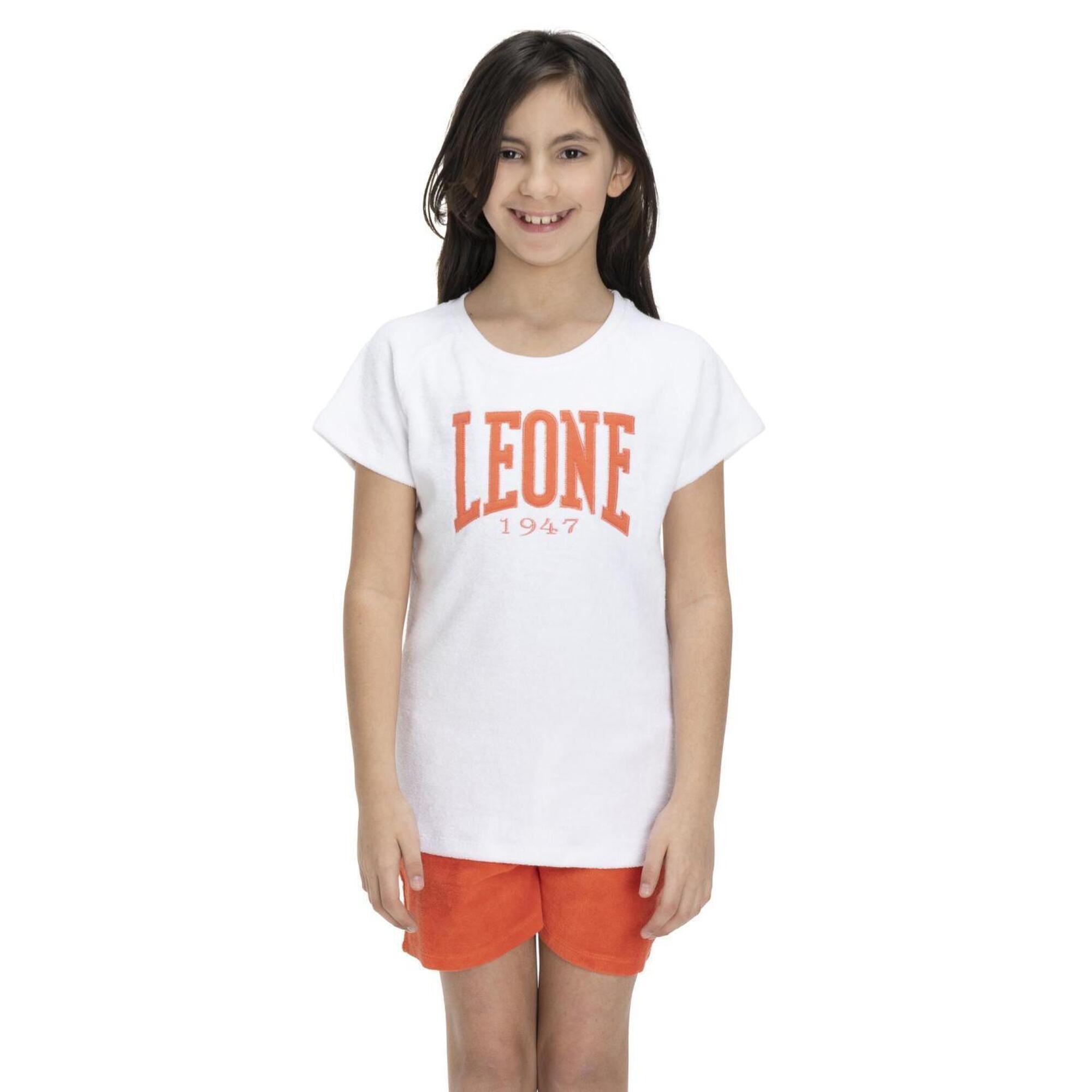 Leone 1947 Apparel - T-shirt Éponge Fille Leone Super Color - T-shirt Manches Courtes - Blanc - 3 À 4 Ans - Decathlon