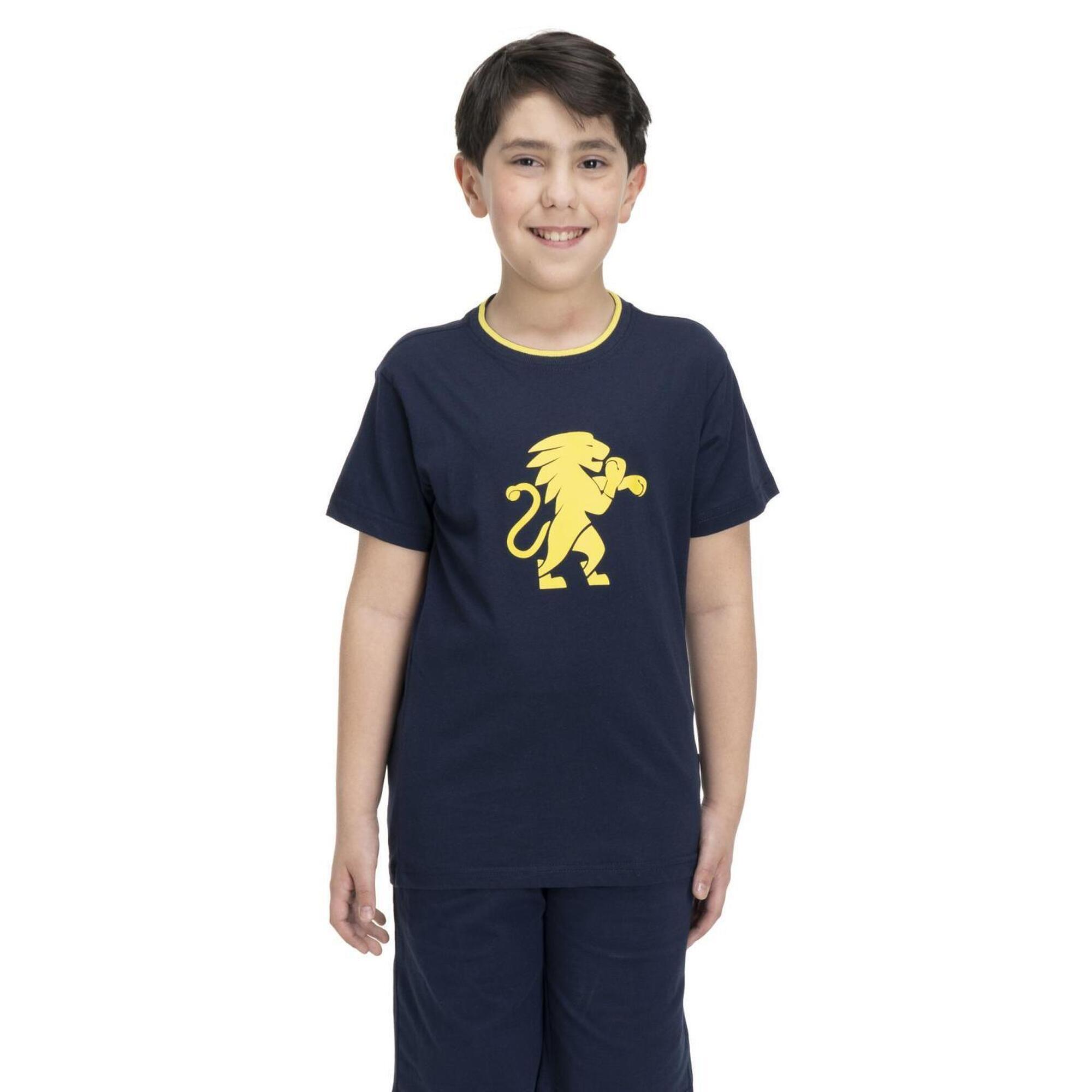 Leone 1947 Apparel - T-shirt Garçon Manches Courtes Leone Welcome - T-shirt Manches Courtes - Bleu - 12 À 14 Ans - Decathlon