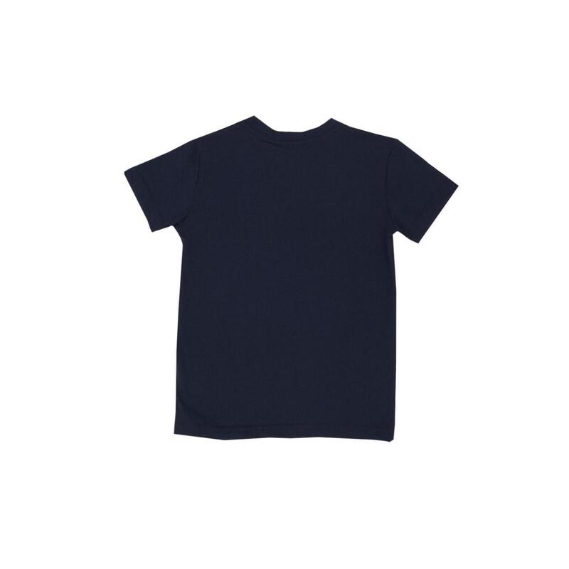 Kinder T-shirt met korte mouwen en klein Basic-logo