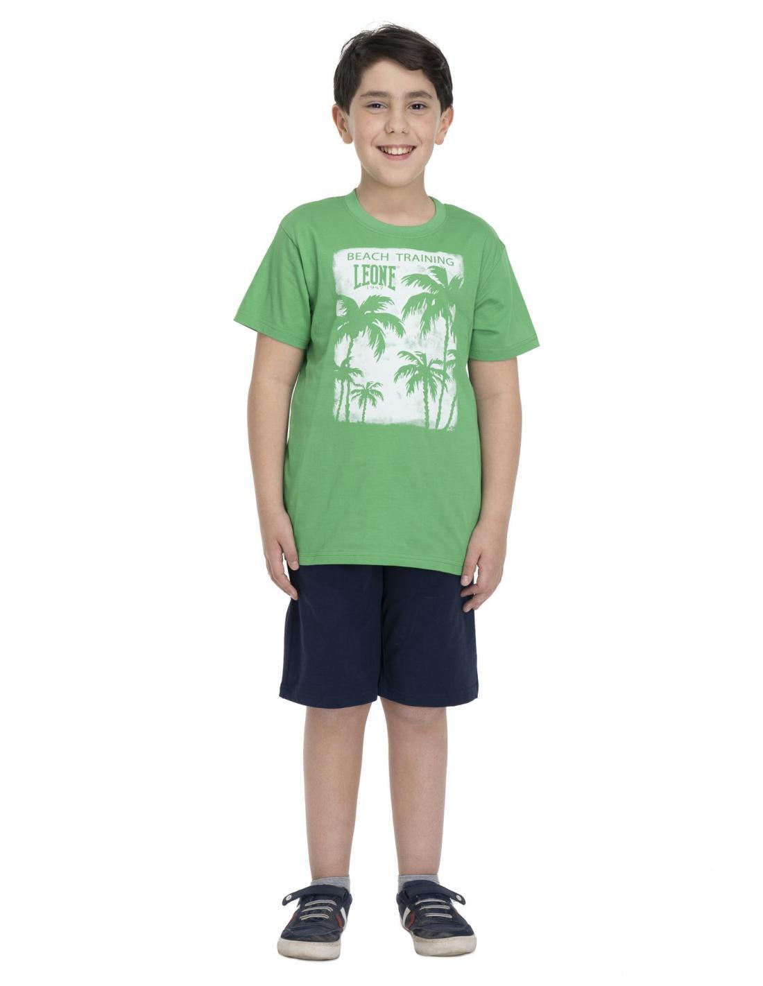 T-shirt stampa palme da bambino Beach 2/5