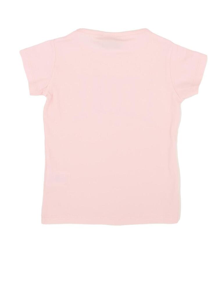 Podstawowy t-shirt dla dziewczynek z dużym logo