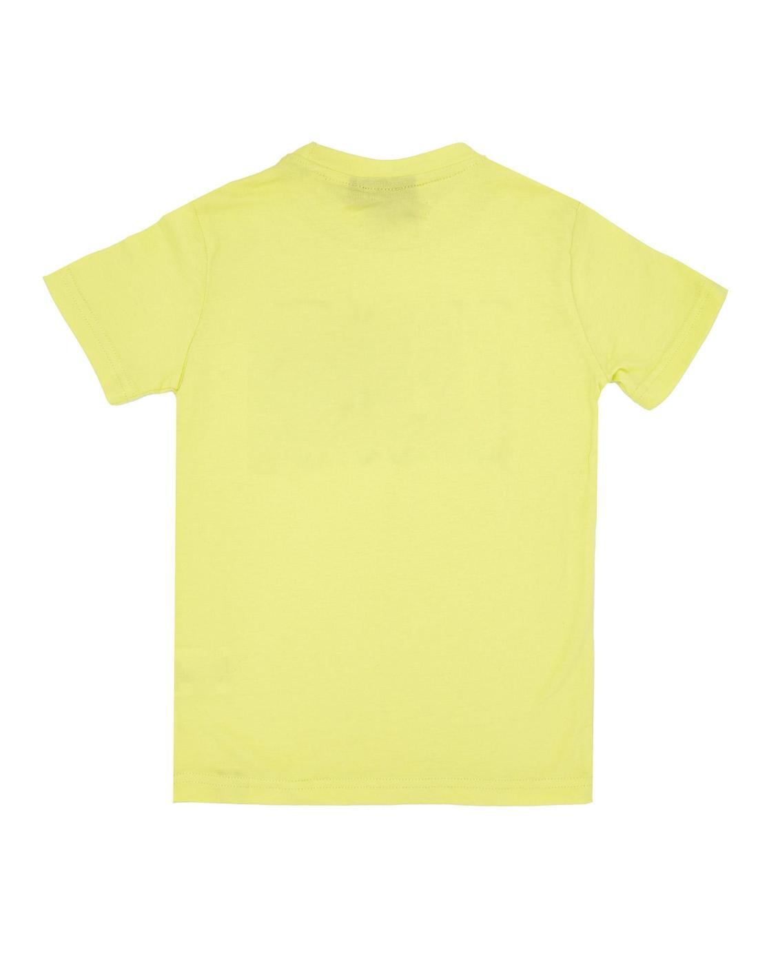 Kinder T-shirt met korte mouwen en groot Basic-logo 2/2