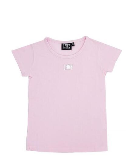 Kurzärmliges Folien-Logo-T-Shirt für kleine Mädchen