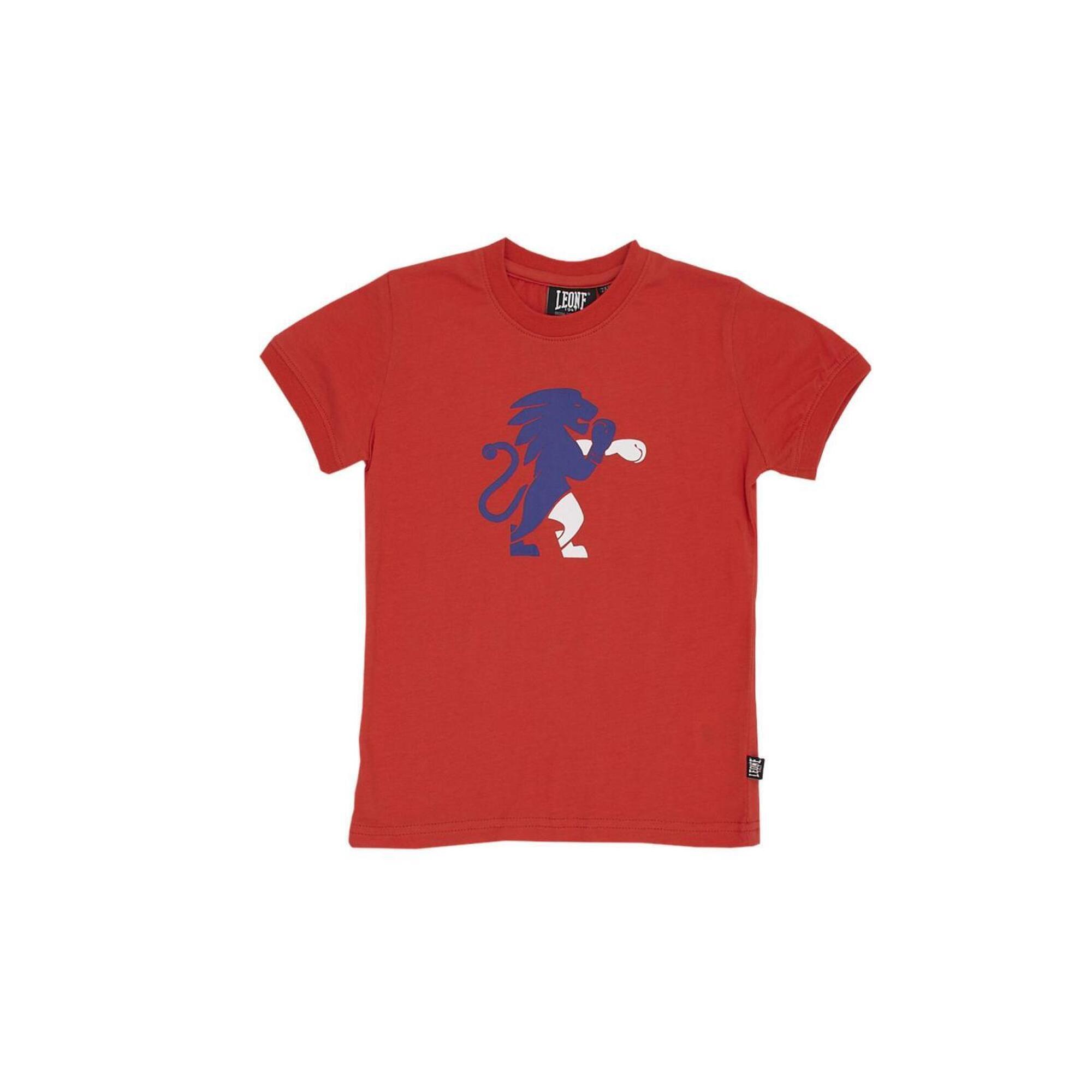 Leone 1947 Apparel - Nouveau T-shirt Manches Courtes Enfant Sporty - T-shirt Manches Courtes - Bordeaux|rouge - 12 À 14 Ans - Decathlon
