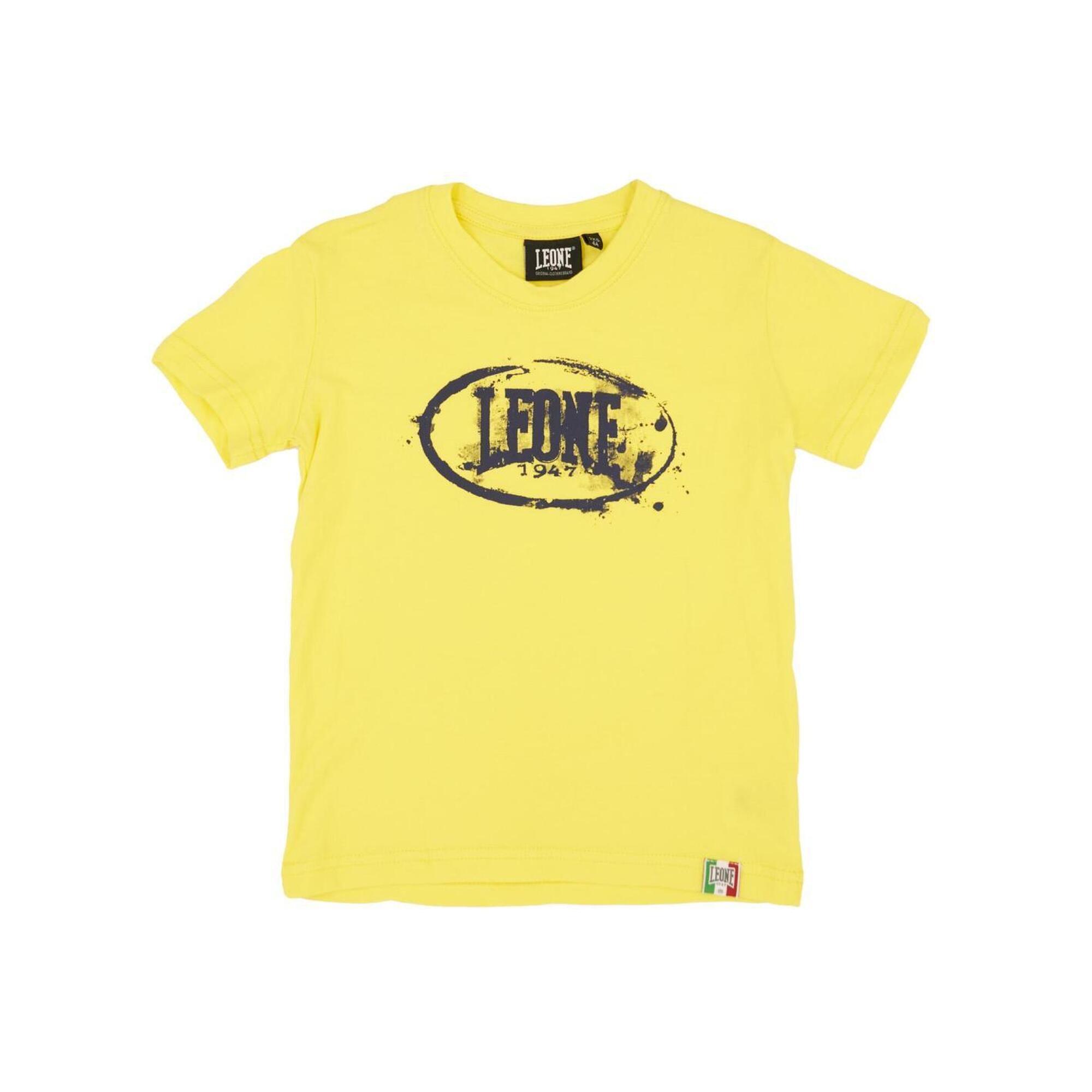 Leone 1947 Apparel - T-shirt Garçon Manches Courtes Leone Basic - T-shirt Manches Courtes - Jaune - 12 À 14 Ans - Decathlon
