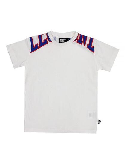 T-shirt enfant à manches courtes avec grand logo New Sporty