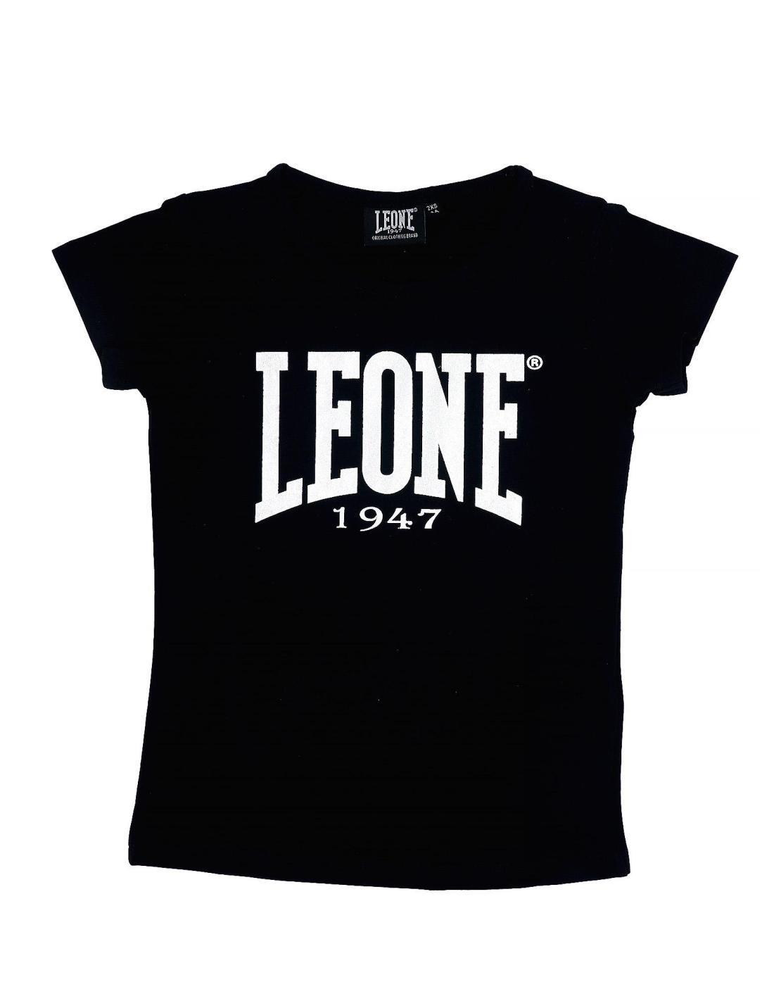 LEONE 1947 APPAREL Camiseta de manga corta con logo grande metalizado para niña