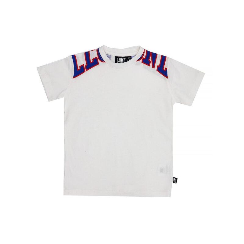 T-shirt a maniche corte da bambino logo grande New Sporty