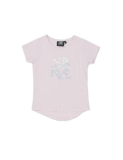 T-shirt à manches courtes scintillant pour filles