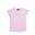 T-shirt met korte mouwen met folie-logo voor kleine meisjes