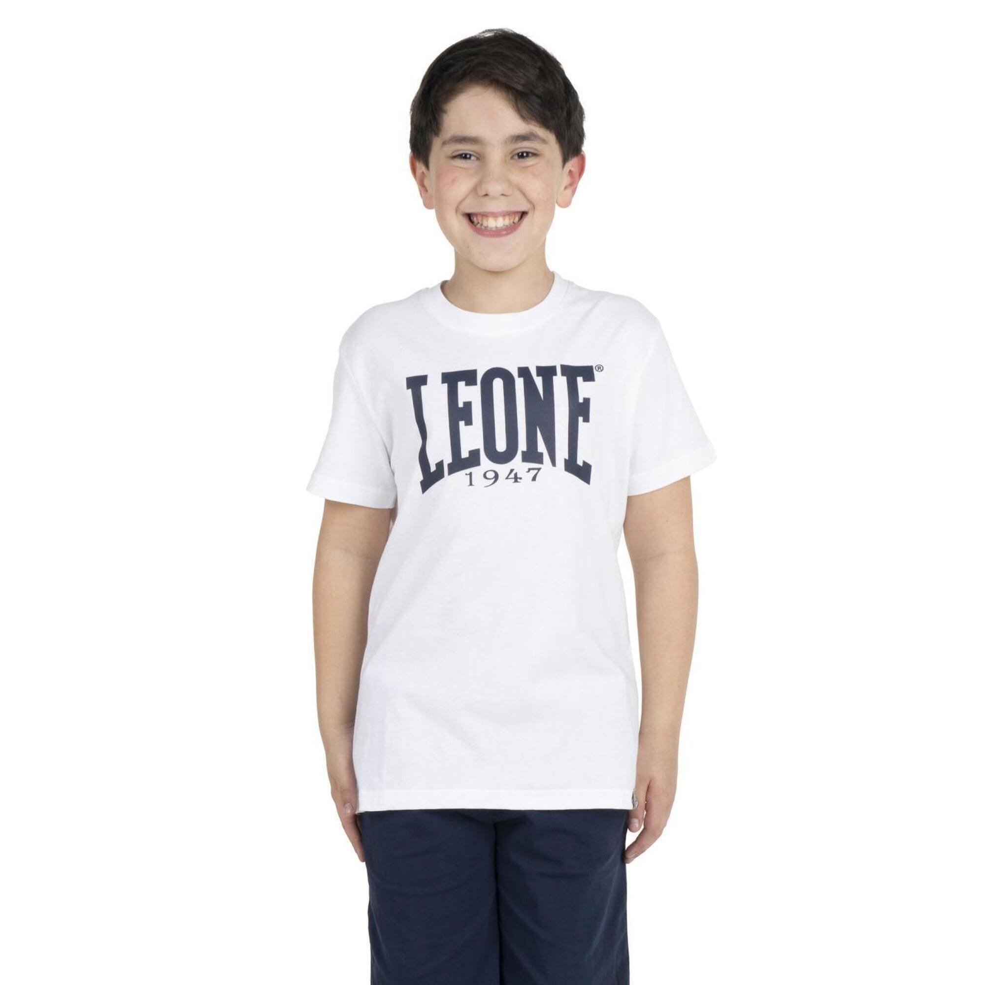 Leone 1947 Apparel - T-shirt Garçon Manches Courtes Leone Basic - T-shirt Manches Courtes - Blanc - 12 À 14 Ans - Decathlon