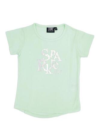 T-shirt à manches courtes scintillant pour filles