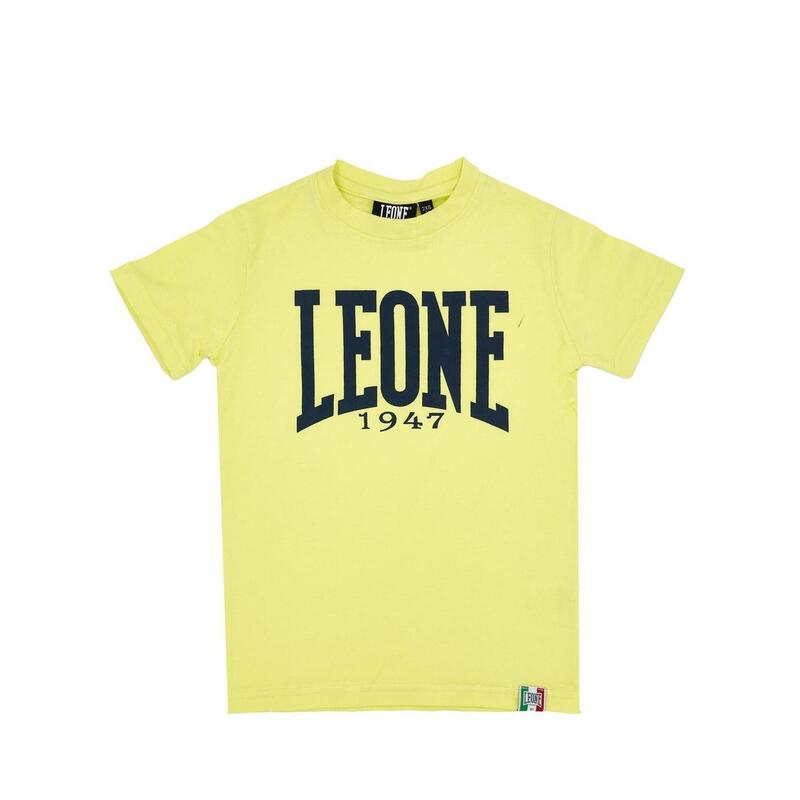 T-shirt enfant à manches courtes avec grand logo Basic