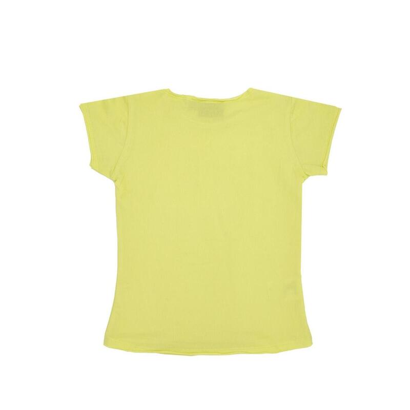 T-shirt a maniche corte da bambina Neon