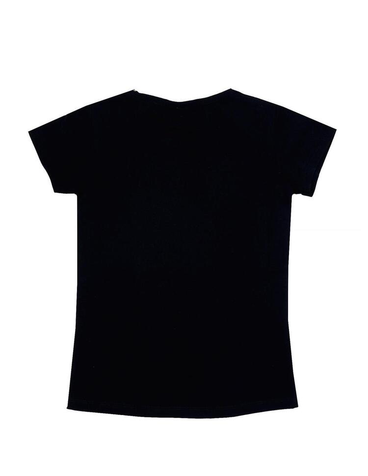 Dziewczęcy T-shirt z krótkim rękawem i małym logo Foil