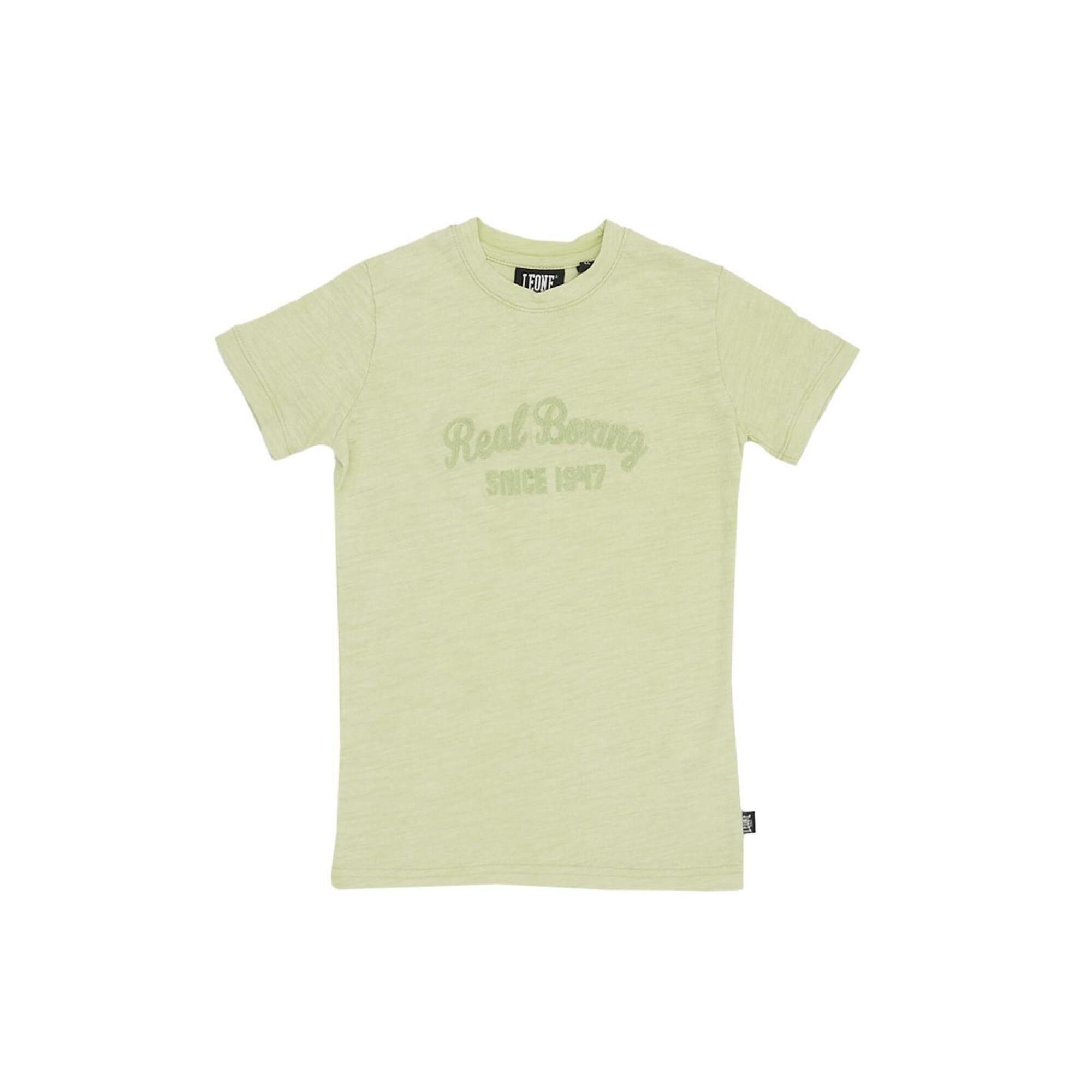 Leone 1947 Apparel - T-shirt Old Dye Manches Courtes Garçon Real Boxing - T-shirt Manches Courtes - Vert - 12 À 14 Ans - Decathlon