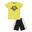 Set da bambino con t-shirt maniche corte e bermuda Fight Fluo