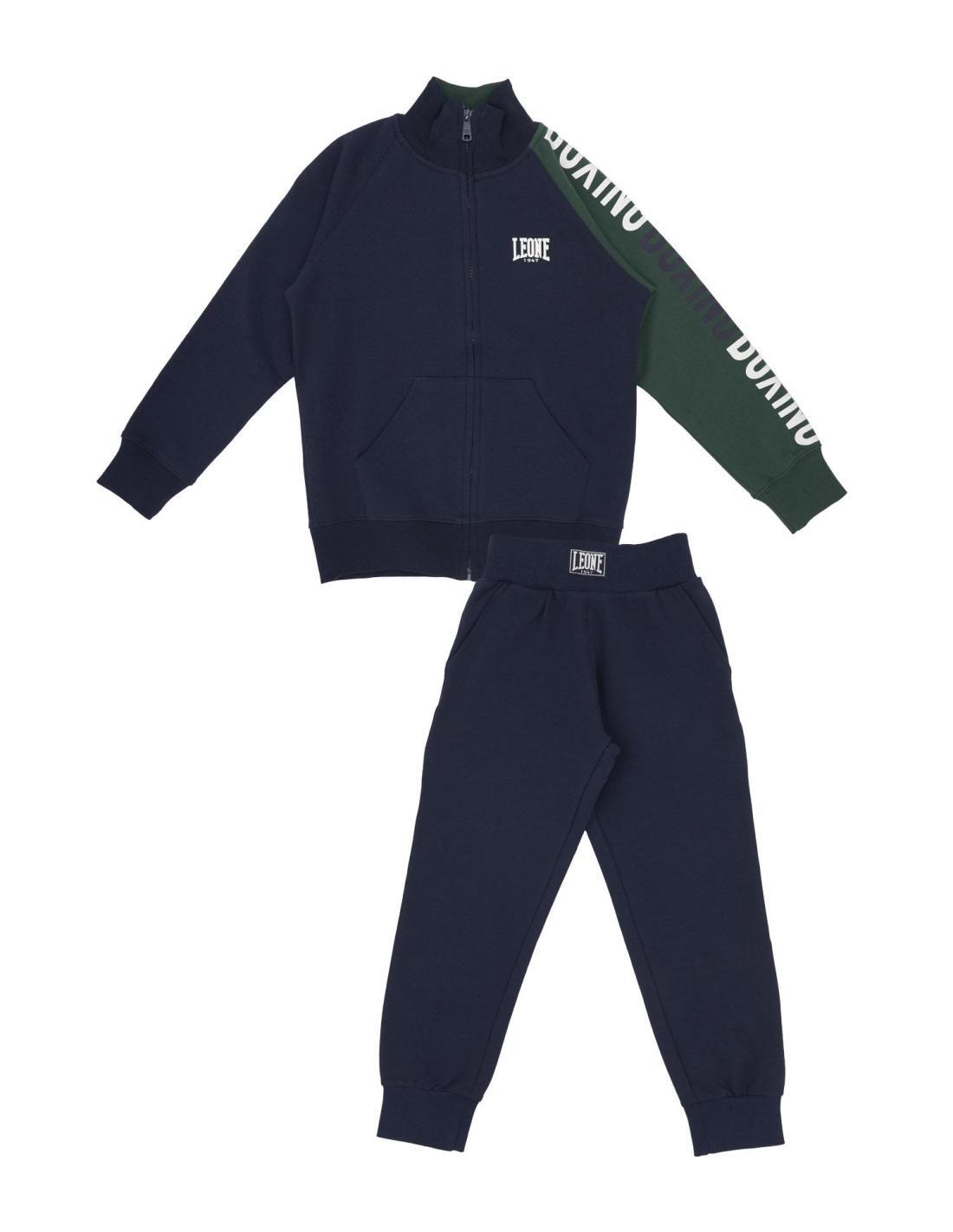 Tuta da bambino con colletto e full zip Junior Class |  Leone 1947 Apparel