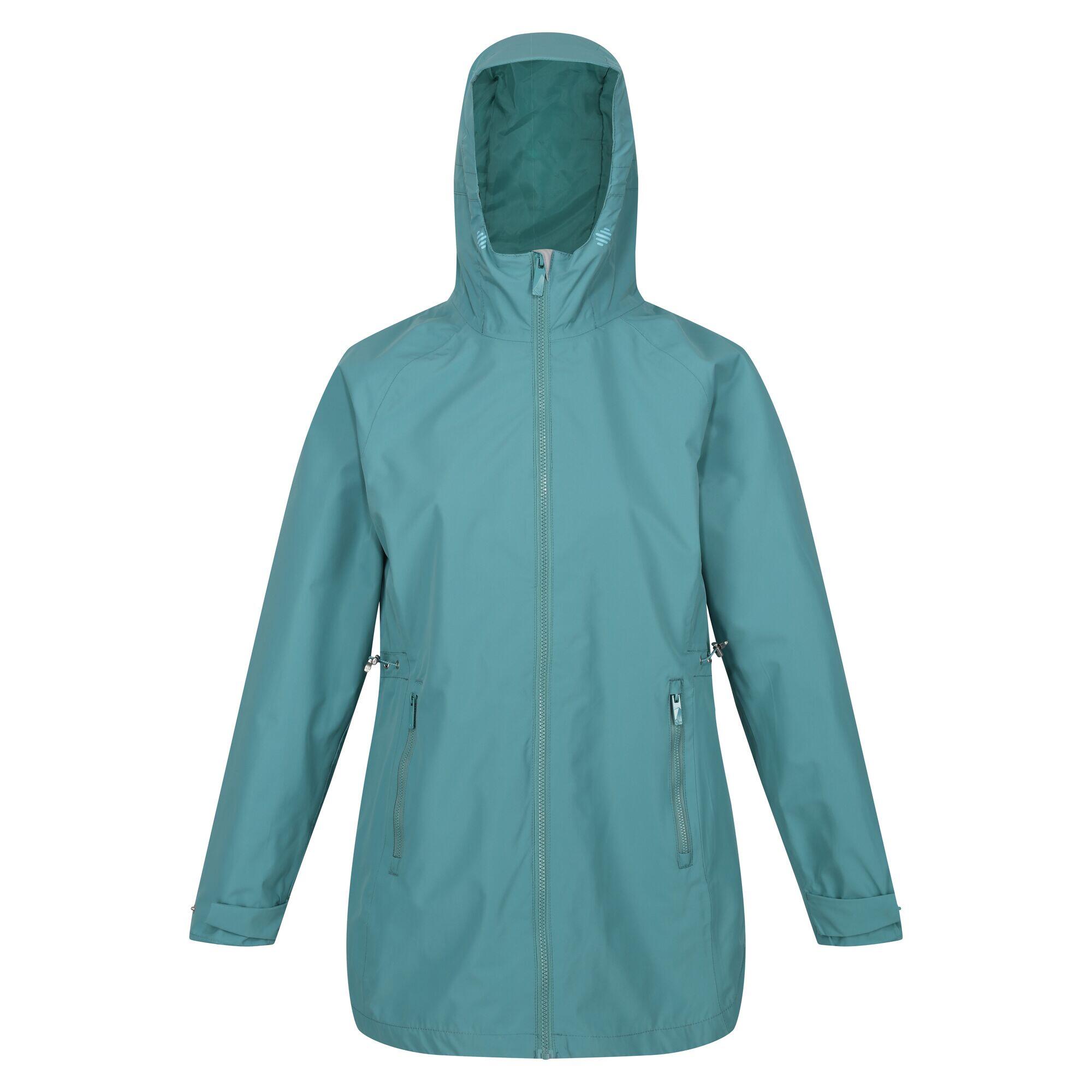 REGATTA Womens/Ladies Jessley Raincoat (Bristol Blue)