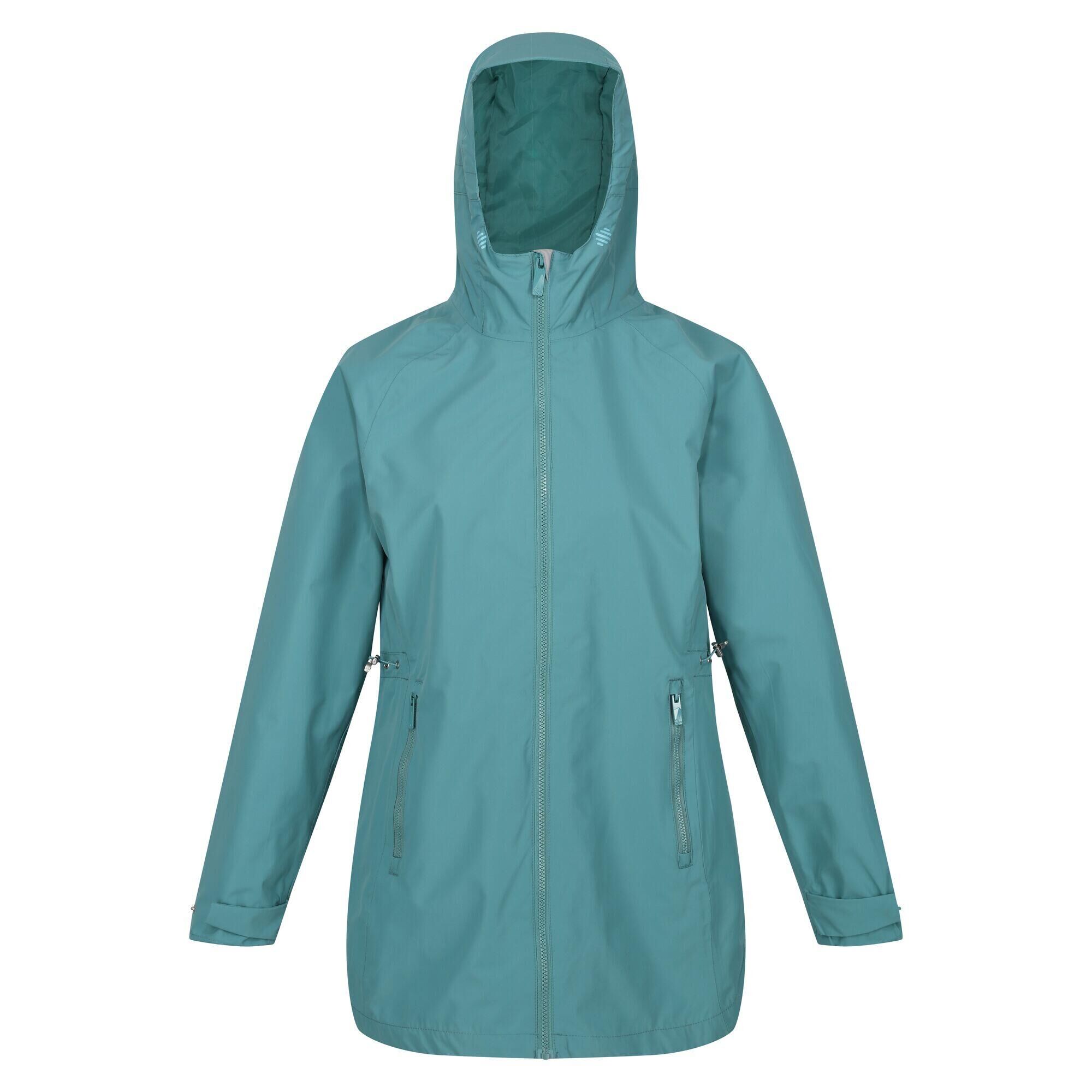 REGATTA Womens/Ladies Jessley Raincoat (Bristol Blue)