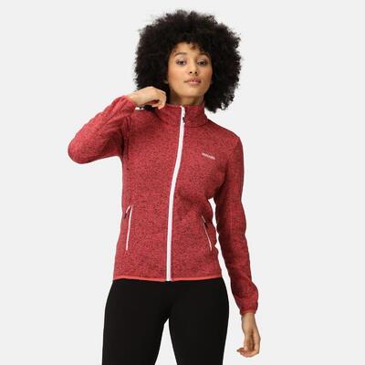 Fleece wandelen dames volledige rits