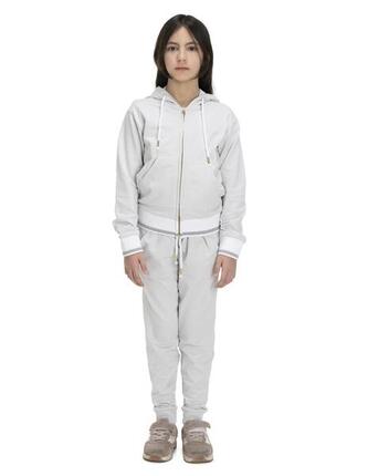 Veste à capuche fille brillante