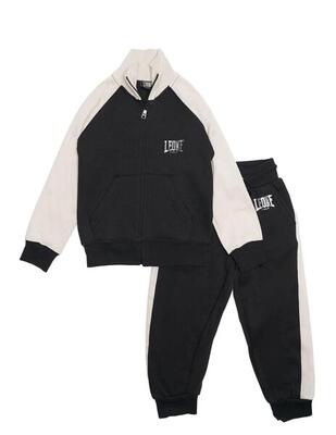 Tuta con collo in piedi e zip da bambino Silver