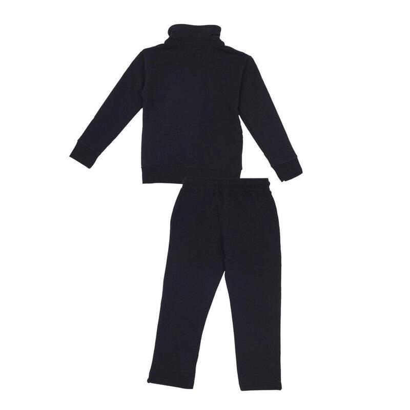 Basic jumpsuit met volledige ritssluiting en kraag voor meisjes