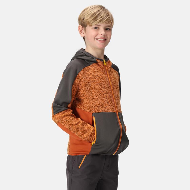 Dissolver VII wandelfleece met hele rits voor kinderen