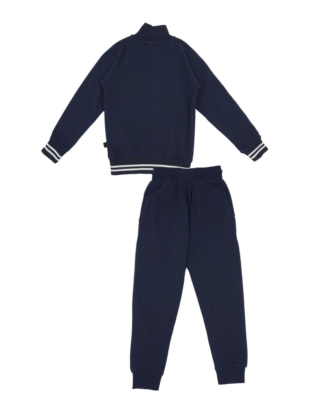 Fato de treino infantil com gola e estampado College "Sporting" 2/3