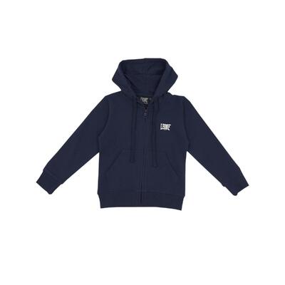 Foliowa bluza dziewczęca z kapturem i zamkiem