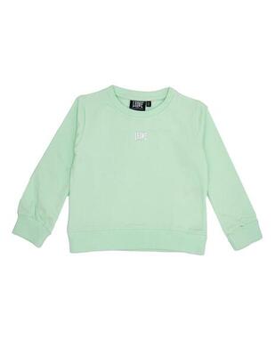 Sweater met ronde hals voor meisjes van folie
