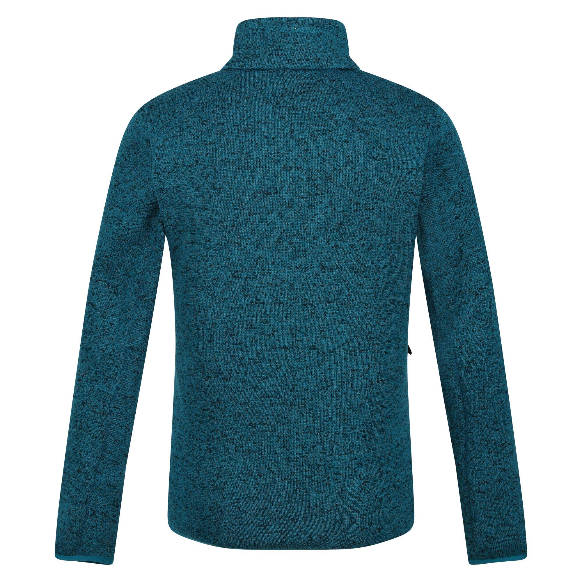 Womens/Ladies Newhill Marl Full Zip Fleece Jacket (Gulfstream/Sea Haze) 2/4