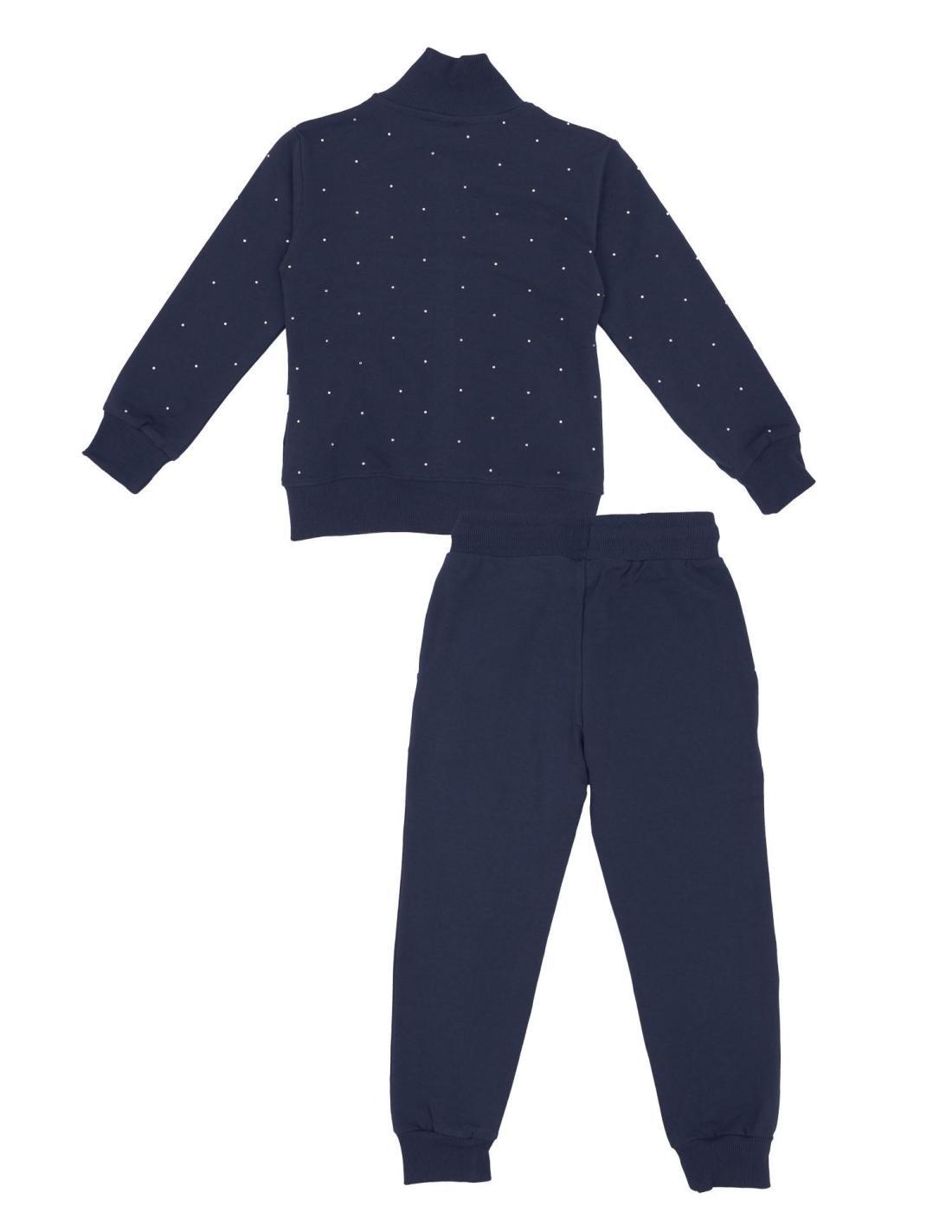 Weißer Traum-Jumpsuit mit Perlen für Mädchen 2/3