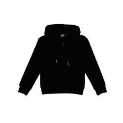 Sweat zippé à capuche fille scintillant