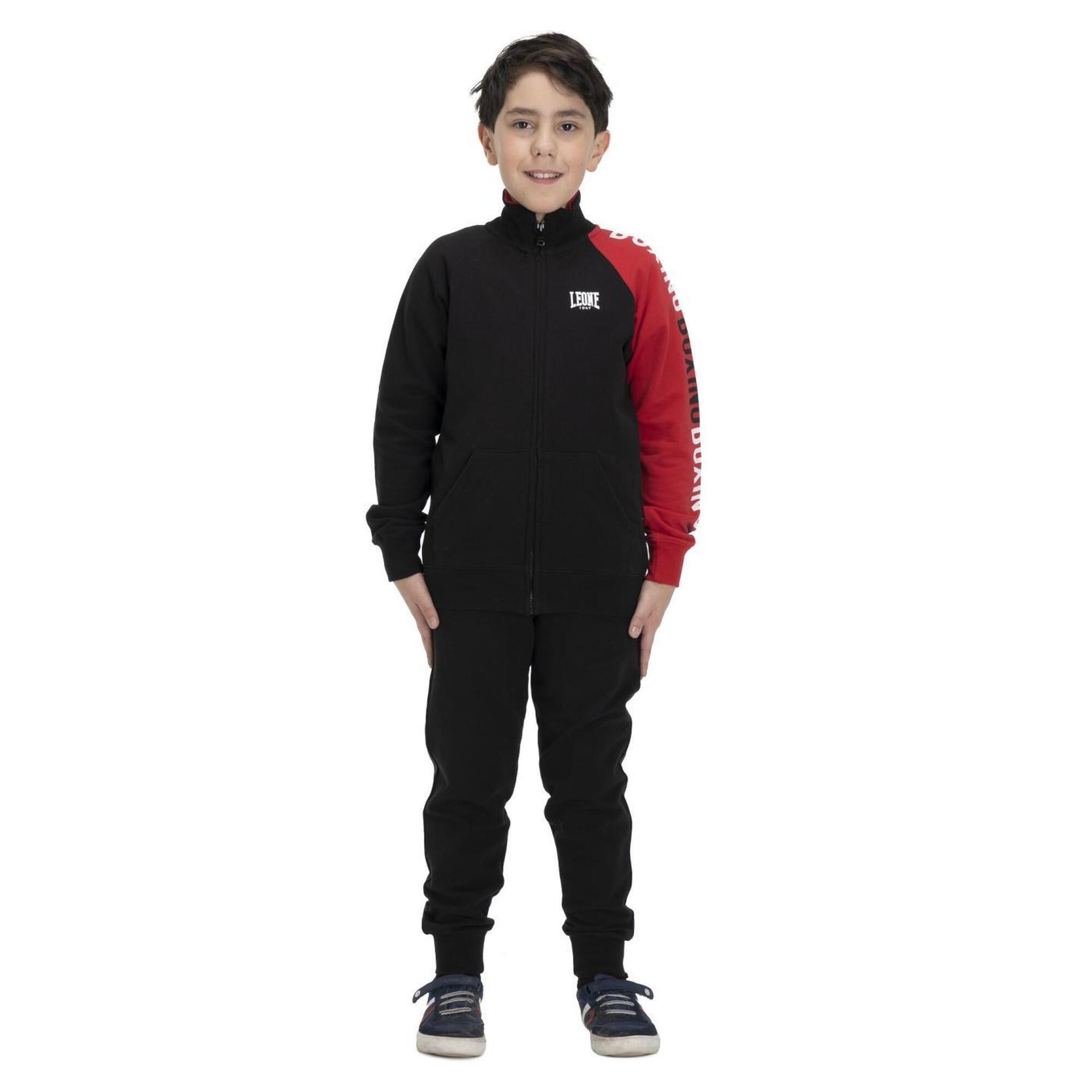 Leone 1947 Apparel - Salopette Enfant Avec Col Et Zip Intégral Junior Class - Survêtement - Noir -  4 À 6 Ans - Decathlon