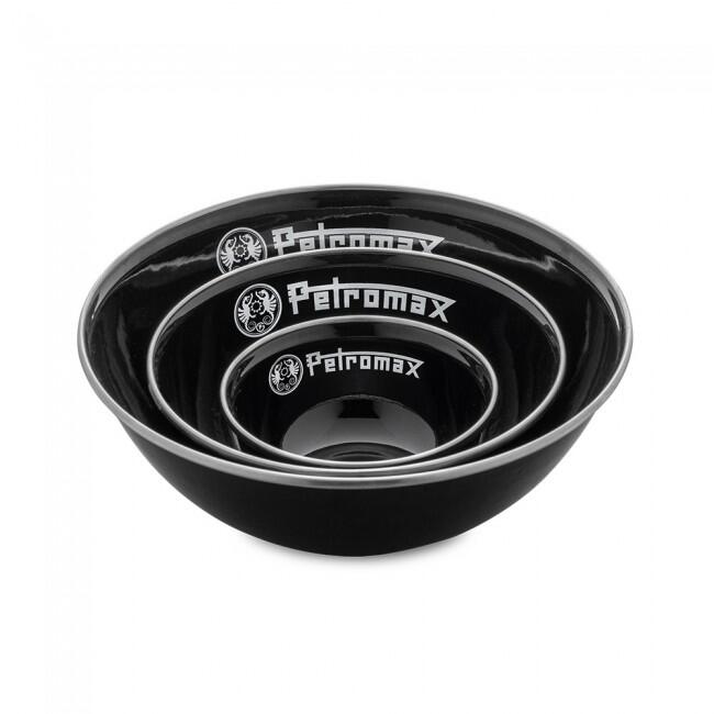 Emaille Schalen PX Bowl 1 schwarz 2/3