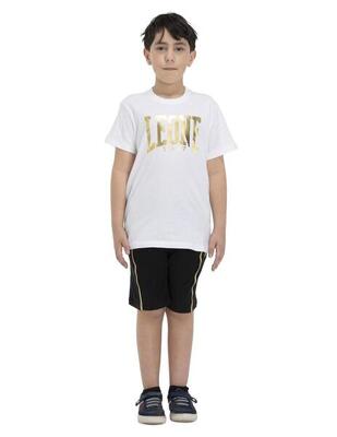 Complete set korte broek en t-shirt voor jongen gold