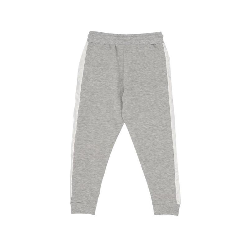Rolanko Joggingbroek voor meisjes met elastische taille, losse pasvorm, sportbroek voor kinderen, casual comfort, Grijs, 10-11 jaar