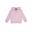 Sweatshirt de menina foil com capuz e fecho de correr