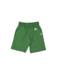 Bermuda basique en molleton avec petit logo