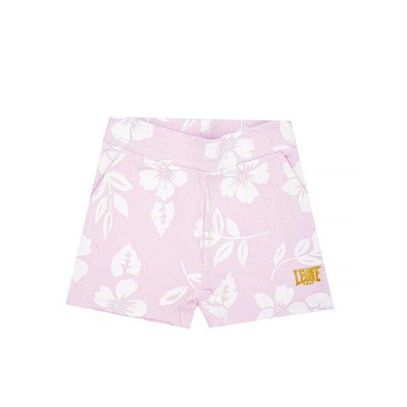 Pantaloncini floreali da bambina Chic Boxing