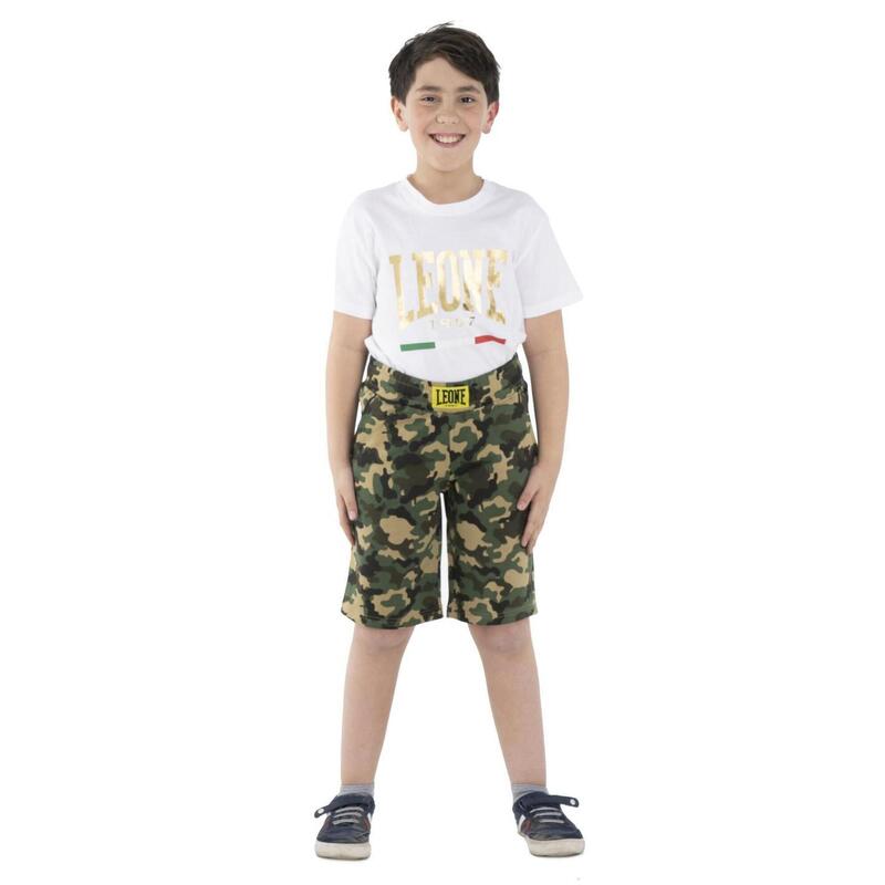 Korte broek voor jongen Bold Camo