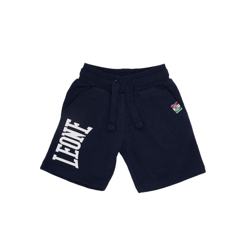 Bermuda in felpa con logo grande da bambino Basic