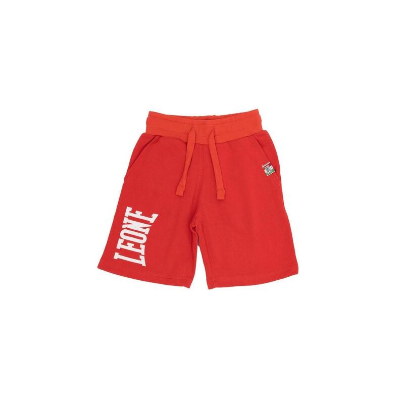 Bermuda in felpa con logo grande da bambino Basic