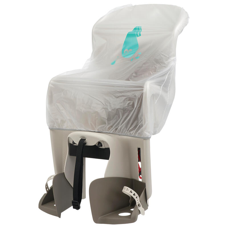 Protection Pluie Polisport Guppy Pour Siège Enfant Vélo - Modèle Bubbly Maxi - Noir