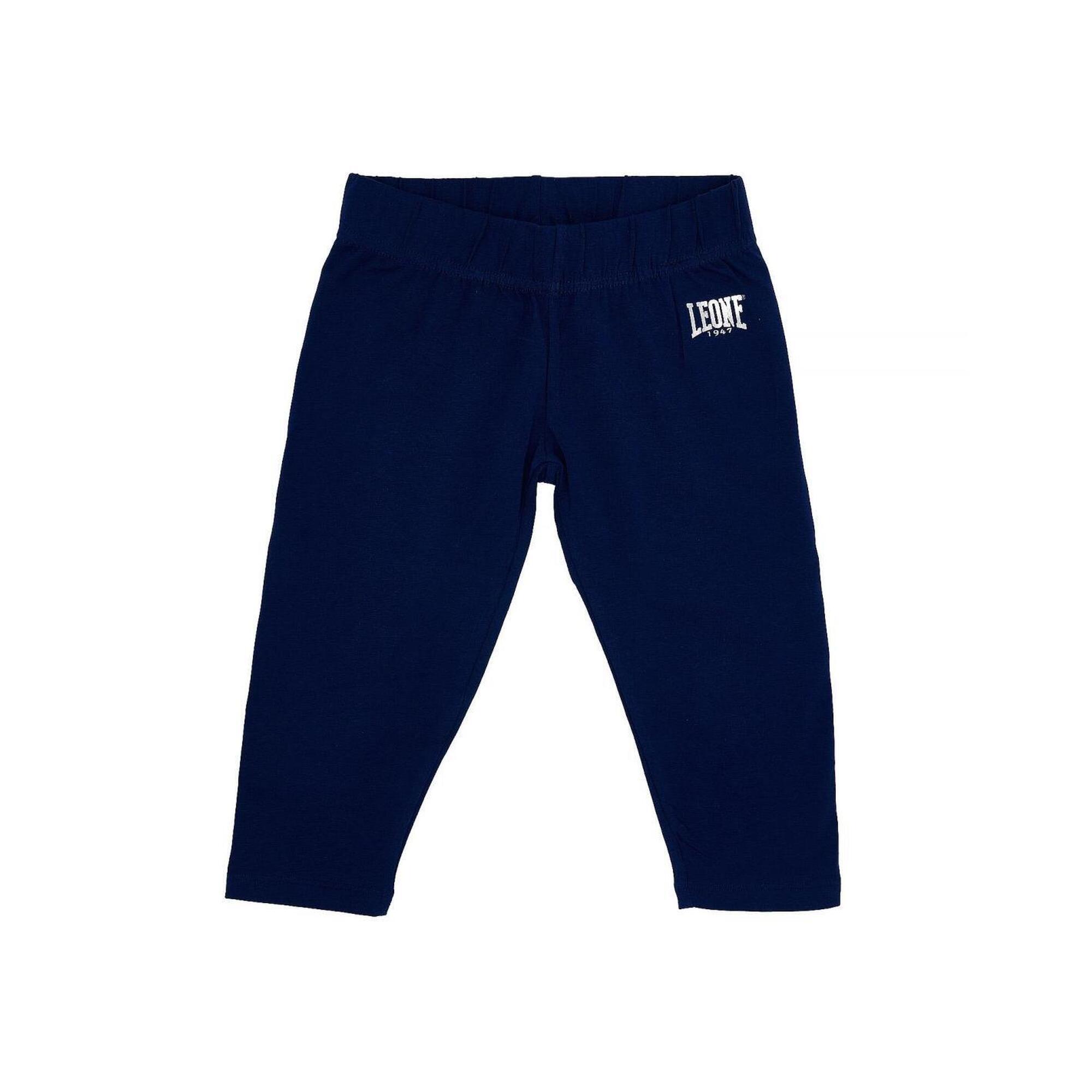 Foliowe legginsy capri dziewczęce